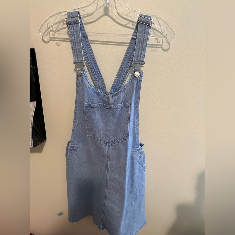 Jean Dress Overalls Size Small
